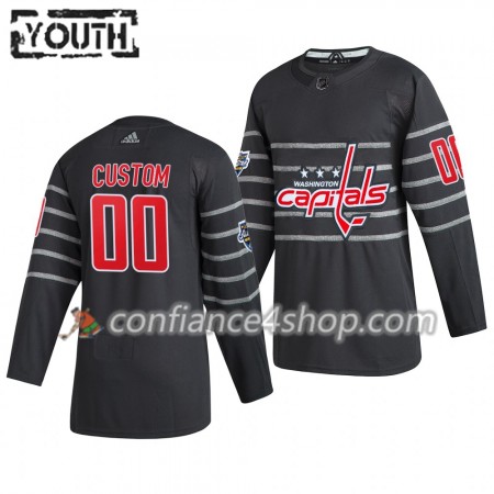 Adidas Maillot de Hockey Washington Capitals Personnaliser Gris 2020 NHL All-Star Authentic - Enfant